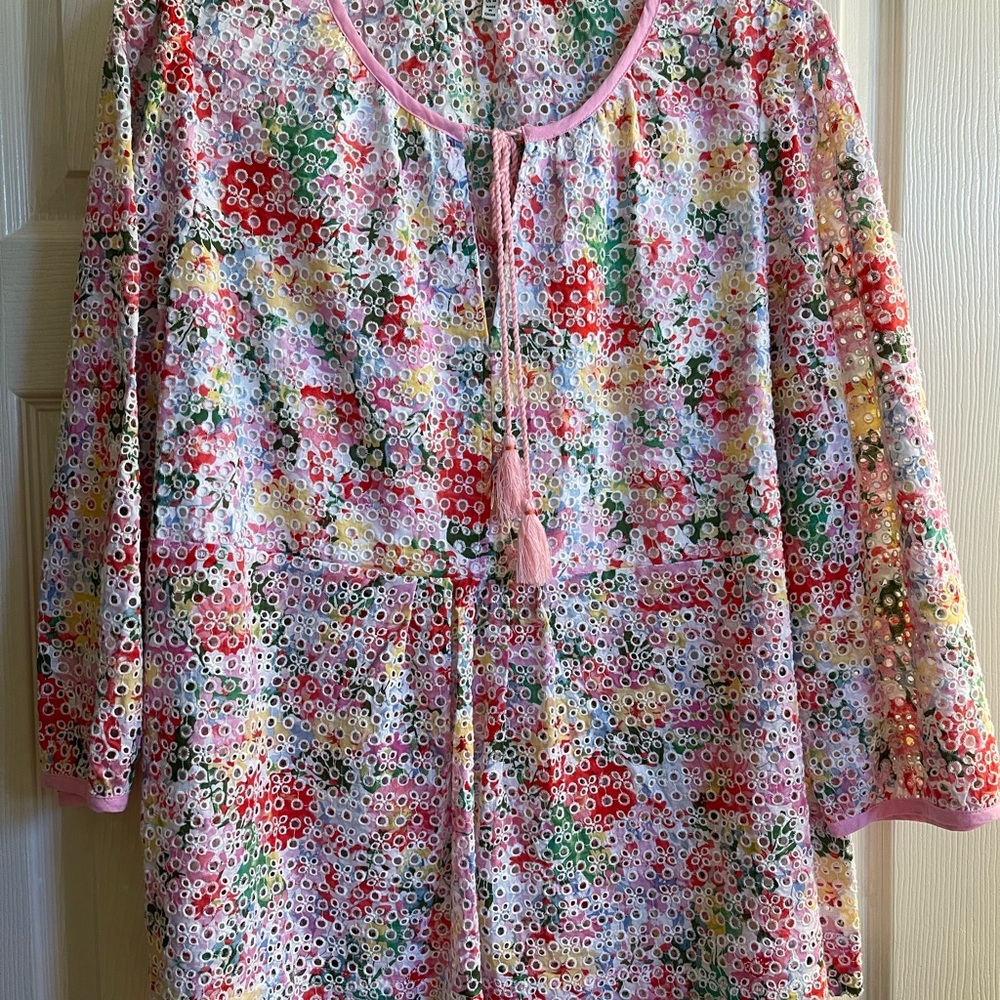 Joules Multicolor Floral Blouse